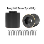 Brass Wheel Hex Hub Widen Adapter 12mm for 1/10 RC Crawler lifestyle view