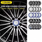 4PCS 56/60/65/75mm Car Wheel Center Hub Cap Emblem Sticker For Mercedes Benz W204 W20 lifestyle view