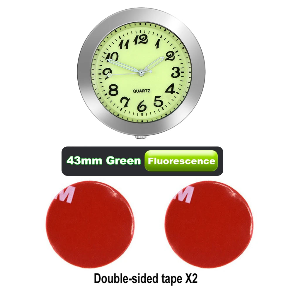 2023 New Mechanics Quartz Clocks Digital Watch Car Mini Clock Automobiles Internal Stick-On Car Ornament Auto Accessories