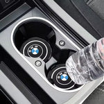 2Pcs For Bmw M Performance E46 E90 E60 F30 F10 E39 F20 pendant Silica Gel Car Coaster lifestyle view
