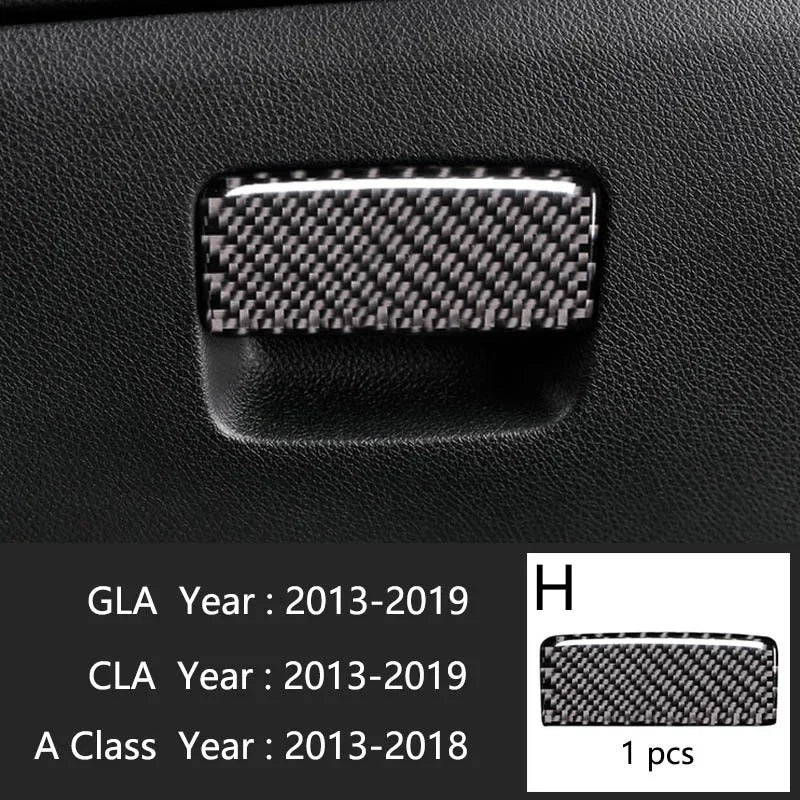 Car Styling Carbon fiber interior button panel Decoration Cover Trim Sticker frame additional angle