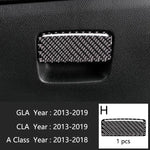 Car Styling Carbon fiber interior button panel Decoration Cover Trim Sticker frame Fo alternate view