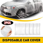 Disposable Transparent Car Cover | Dustproof Rainproof PE Film Protection