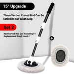 Car Wash Brush Car Cleaning Brush Telescoping Long Handle Mop Soft Hair Chenille Broo alternate view