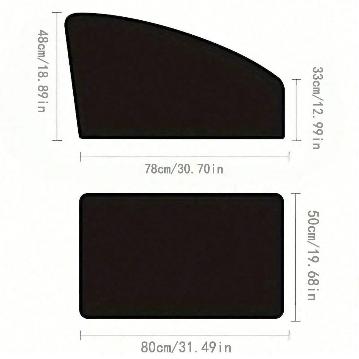Magnetic Curtain Protectors, Side Window Sunshades, UV Protection, Suitable for Most Mod detail view