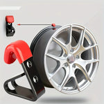 Car Tire Wheel Hub Hook Metal Wall Mounted Holder