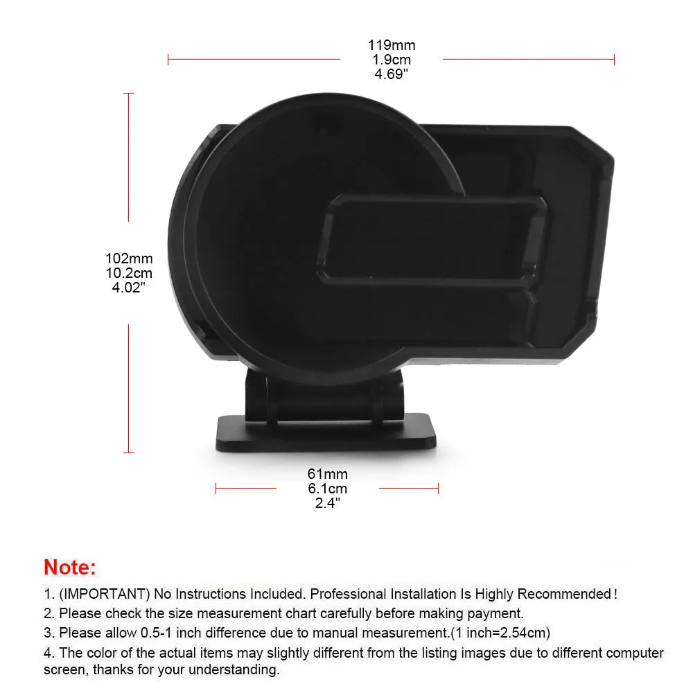A590 Head Up Display | Full LCD OBD2+GPS Instrument Panel for Car lifestyle view