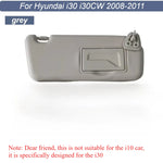 For Hyundai i30 i30cw 2008 2009 2010 2011 sun visor car left and right with mirror sun visor 852012L020 852022LO20