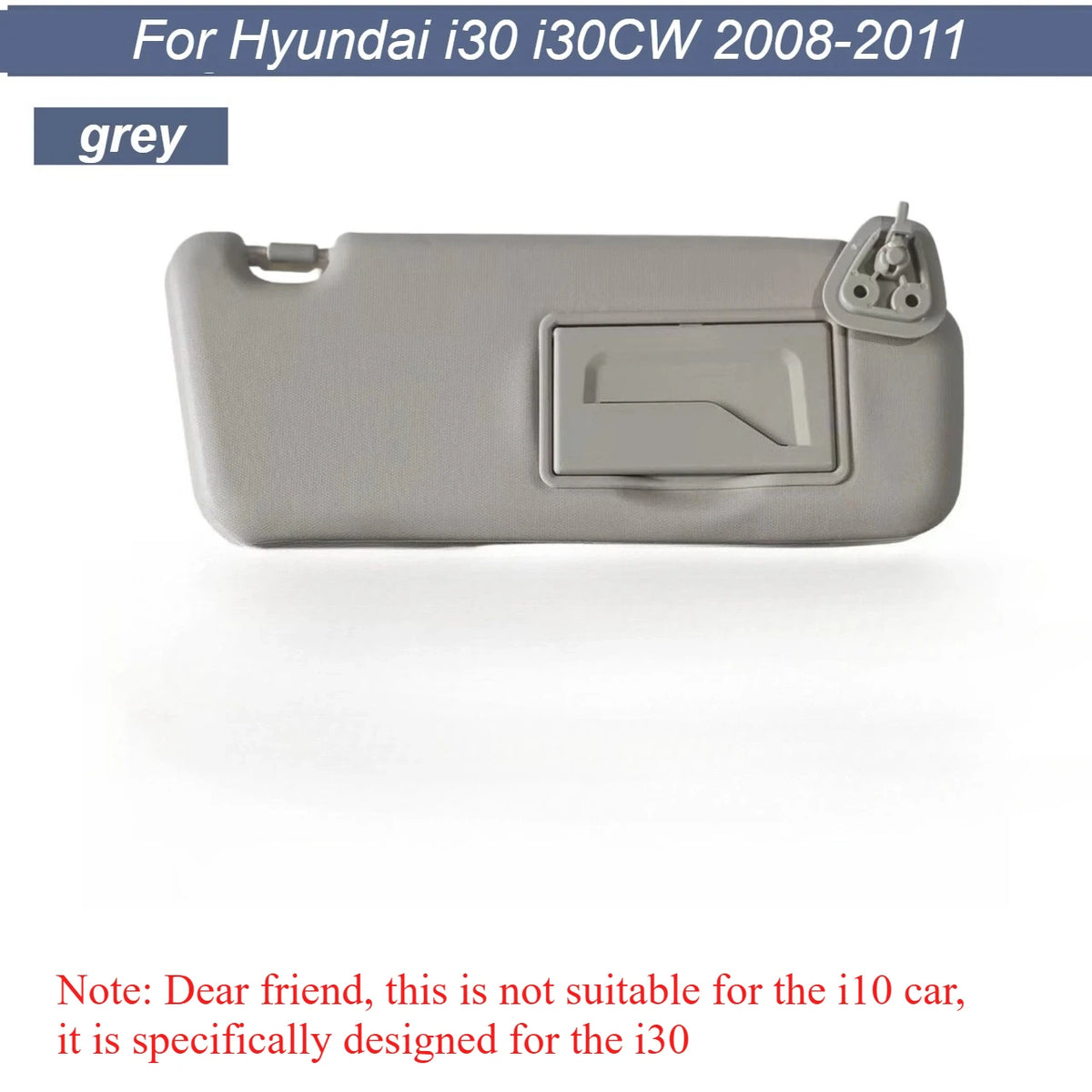 For Hyundai i30 i30cw 2008 2009 2010 2011 sun visor car left and right with mirror sun visor 852012L020 852022LO20