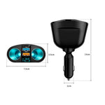 Multiple Devices Can Be Charged at the Same Time with Digital Display Car Charg Dua additional angle
