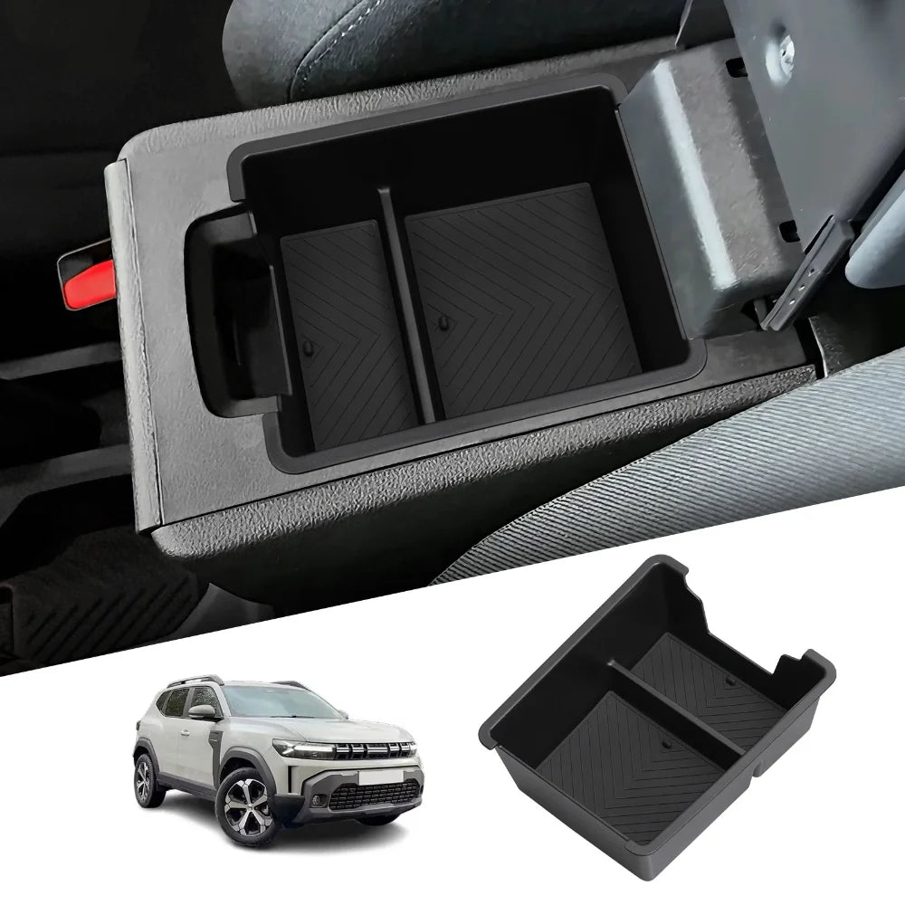 For Dacia Duster / Suitable for Renault Duster 2025-2026 Model 1. Car Armrest Storage alternate view