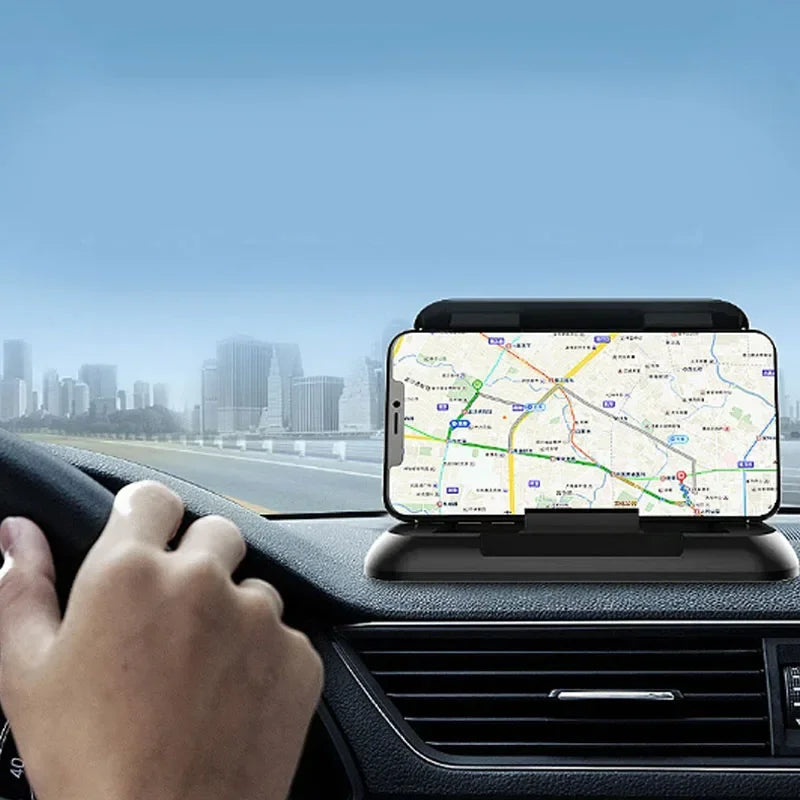 Car Center Console Phone Stand | Dashboard Navigation Desktop Holder for Auto Vehicle detail view