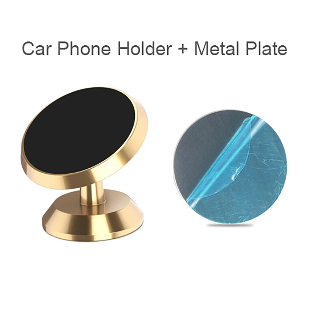 Magnetic Car Phone Holder Magnet Mount for iPhone Samsung Huawei close-up view