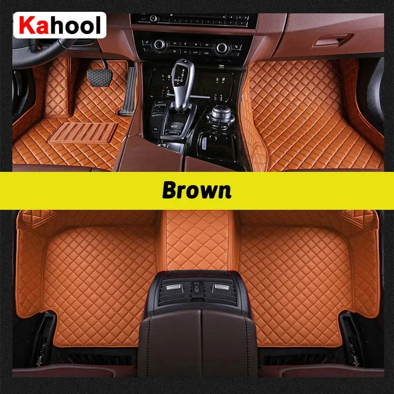 KAHOOL Custom Car Floor Mats For Bentley Bentayga Auto Carpets Foot Coche Accessorie