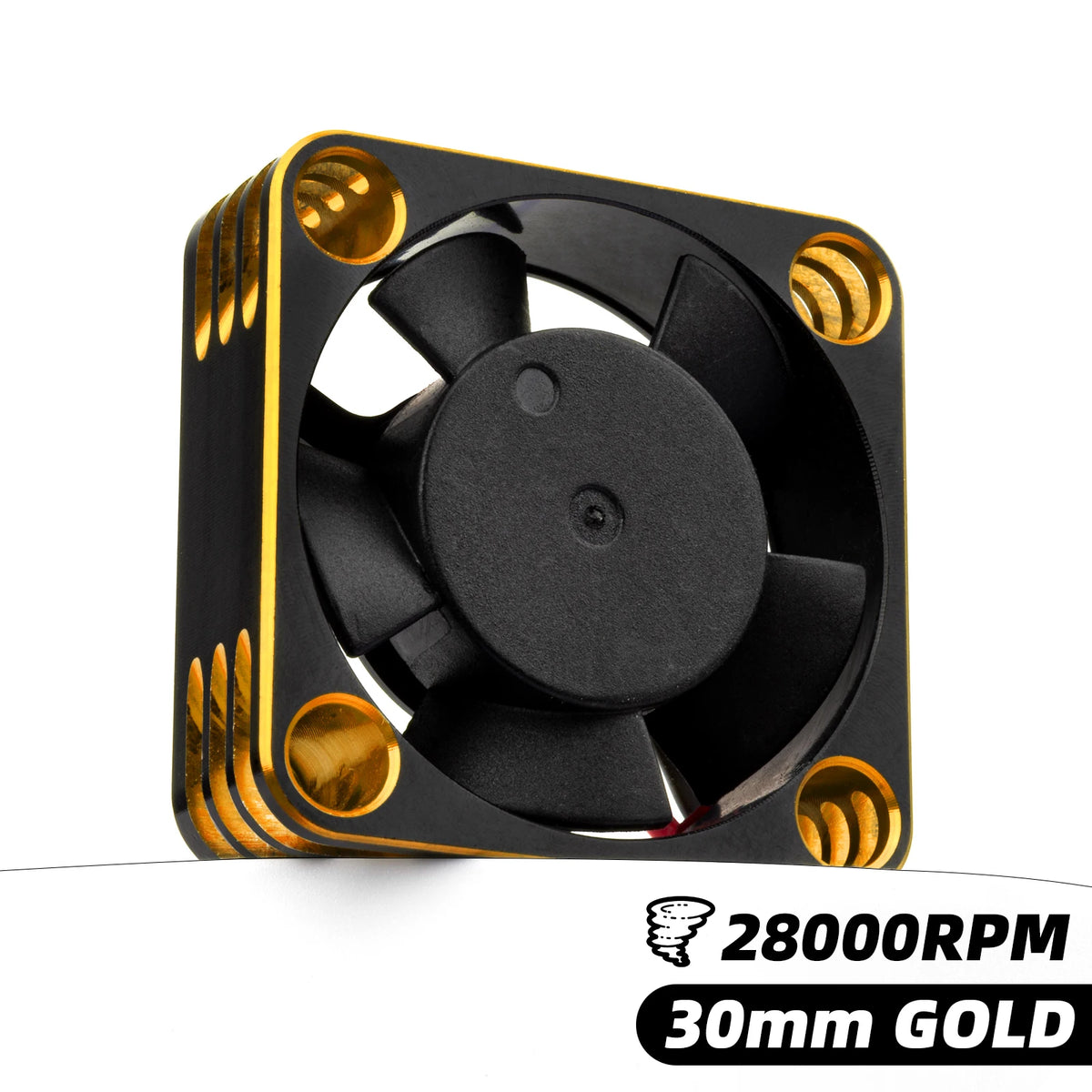 RC Cooling Fan 25mm-50mm 28000 RPM for RC Crawler Motor close-up view