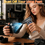Vacuum Cleaner Air Blower Powerful Turbo Fan Car Cleaning Tools Electric Air Duster Auto Dust Collector for Home Outdoors Camping Truck RV Universal 110000RPM