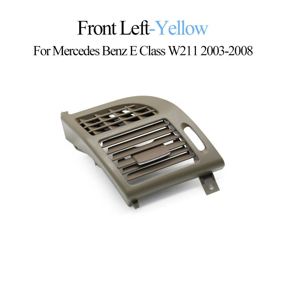 Car Front Air Conditioning AC Vent Grille Outlet Cover Tirm For Mercedes Benz E Class W211 E220 E250 E320 E350 E55 2003-2008