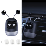 Car Air Freshener Auto Creative Mini Robot Air Vent Clip Parfum Flavoring Ventilation Ou detail view
