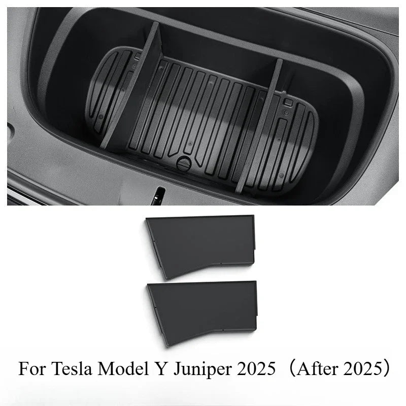 Front Trunk Storage Partition for Tesla Model Y Juniper 2025 | Organizer Divider Baff alternate view