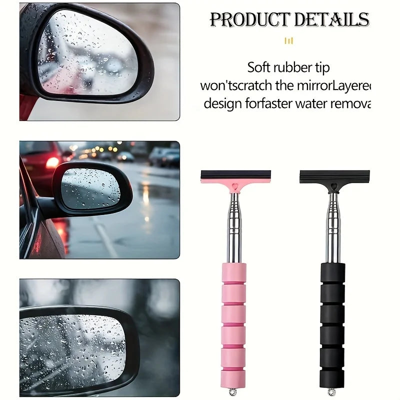 Extendable Car Wiper Multifunctional Rearview Mirror Wiper Windshield Wiper for Car Clea detail view