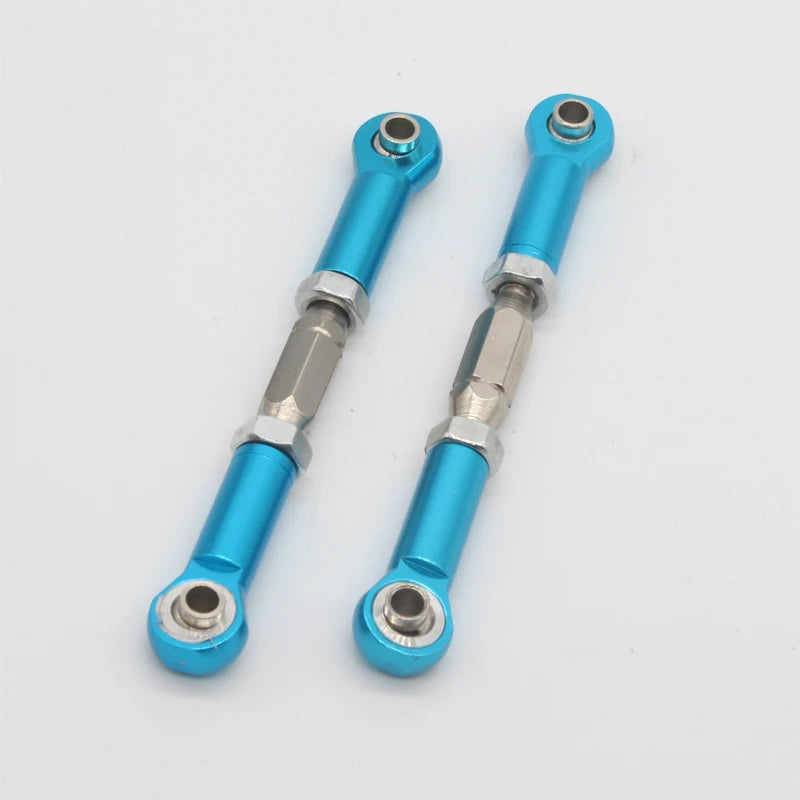 2pcs HSP 106017 166017 Aluminum Front / Rear Linkages Alloy Sonic Servos Link 08242 0601 detail view