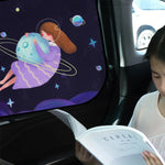 Universal Car Sun Shade Cover | UV Protect Side Window Sunshade for Kids additional angle