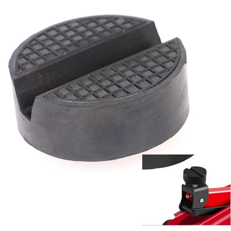 New··1Pc Car Lift Jack Stand Rubber Pads Black Rubber Slotted Floor Jack Pad alternate view