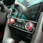 2pcs AC Function Knob Decoration Ring Center Console Air Conditioning Control Trim Co alternate view
