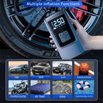 Wireless Car Air Pump Portable Air Compressor Electric Tire Inflator with LCD Digital Di detail view