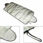 Car Windscreen Frost Cover Ice Snow Shield Protector | UV Protection Auto Front Shield close-up view
