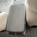 For BYD ATTO 3 EVO Yuan Plus 2026 2027 Center Console Cover Armrest Box Protector Pad Black Suede Interior Accessories