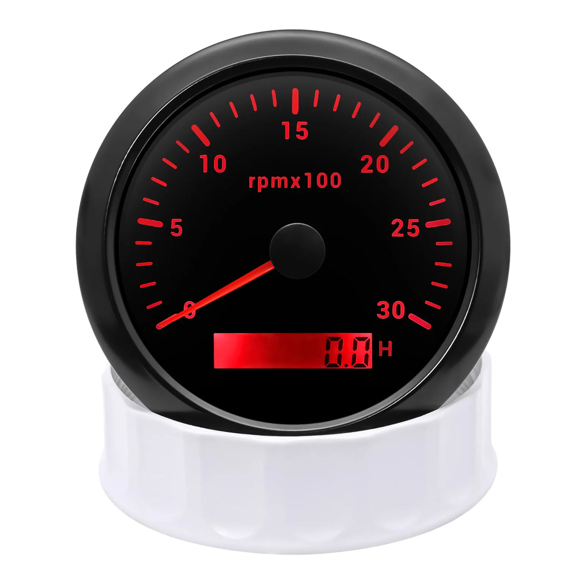 85mm Digital LED Tachometer | 7 Color Backlight Gauge for Marine Boat Motorcycle Car detail view