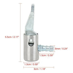 Tire Inflator Pump Adapter Connector Clip-On | 6mm Hose Compatible alternate view