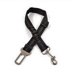 Reflective Dog Seat Belt for Cars | Adjustable Nylon Safety Harness with Bungee close-up view