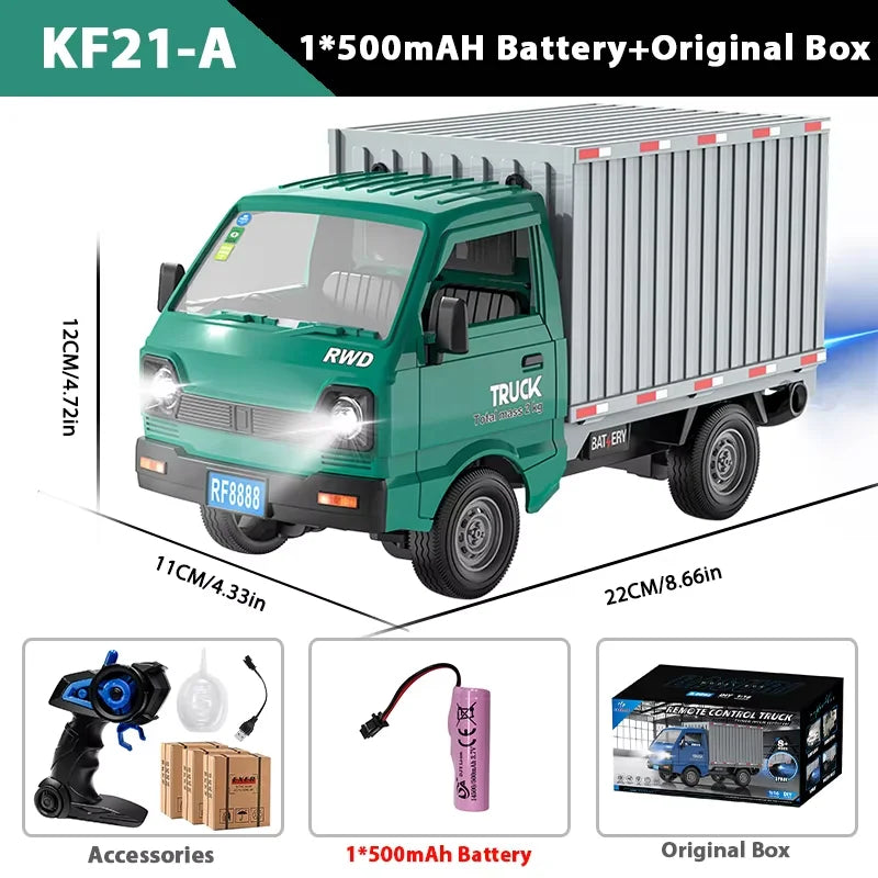 ZWN 1:16/1:18 RC CAR Simulation Drift Climbing Truck Led Light Small Cargo Remote Con alternate view