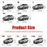 Winter Car Cover Full Wrap | Sun Rain Snow Hail Protection for Cars & SUVs additional angle