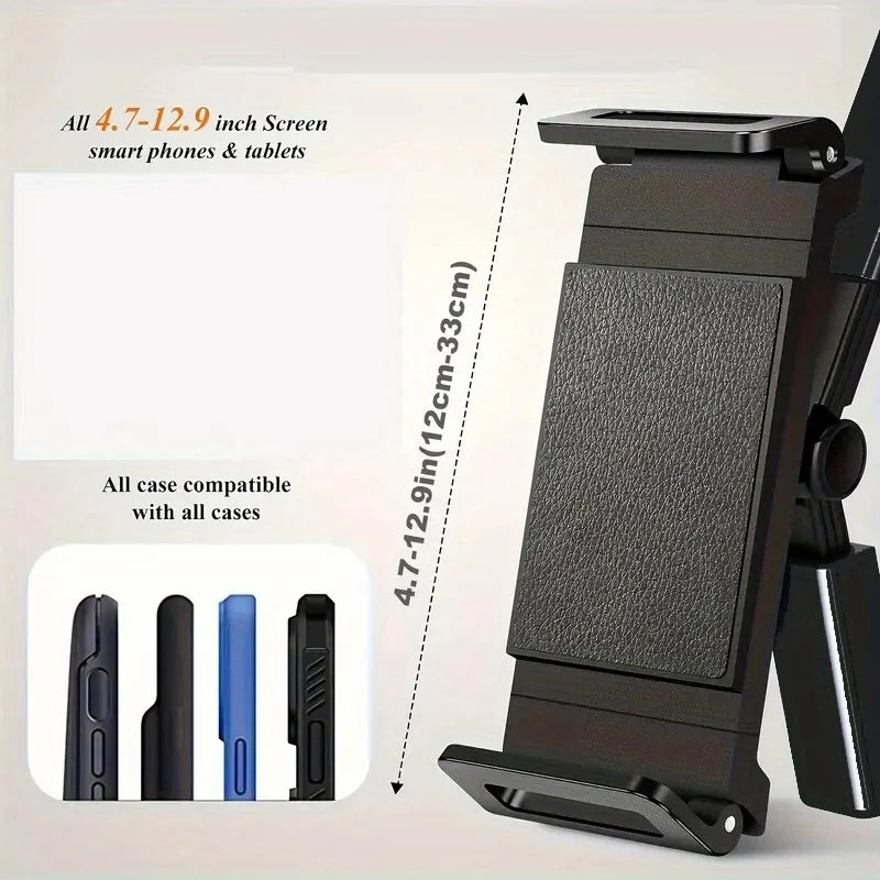 360° Rotating Car Headrest Mount | Universal Phone and Tablet Holder for 4.7-13 Inch alternate view