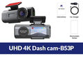 4K Dash Cam with WiFi & GPS | Dual Lens, Night Vision, 24H Parking Monitor