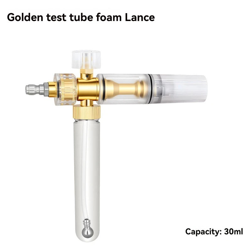 35ml High Power Foam Spray Pot with 1/4'' Quick Connector | Adjustable Nozzle for H additional angle