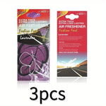 Natural Scented Tea Paper Car Air Freshener | Leaf Shape Hanging Vanilla Perfume additional angle