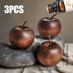 Maple Wood Apple Essential Oil Diffuser | Natural Aroma Diffuser for Home Decor close-up view
