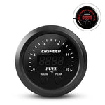 2'' 52MM Car Digital Exhaust Meter | 15psi Fuel Pressure Gauge with Water Temperature an detail view