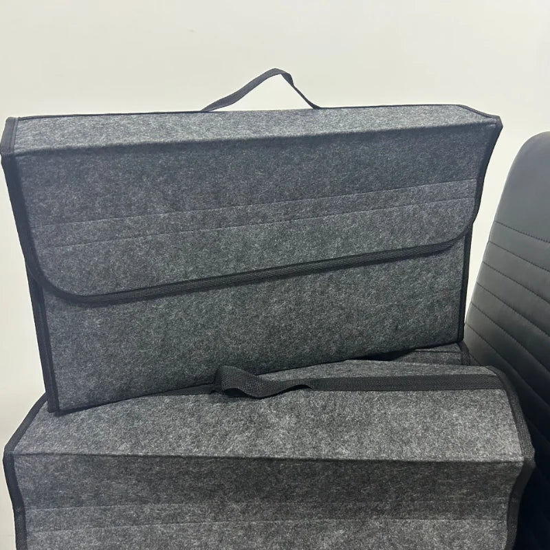 Gray Anti Slip Trunk Organizer for Boot Tools