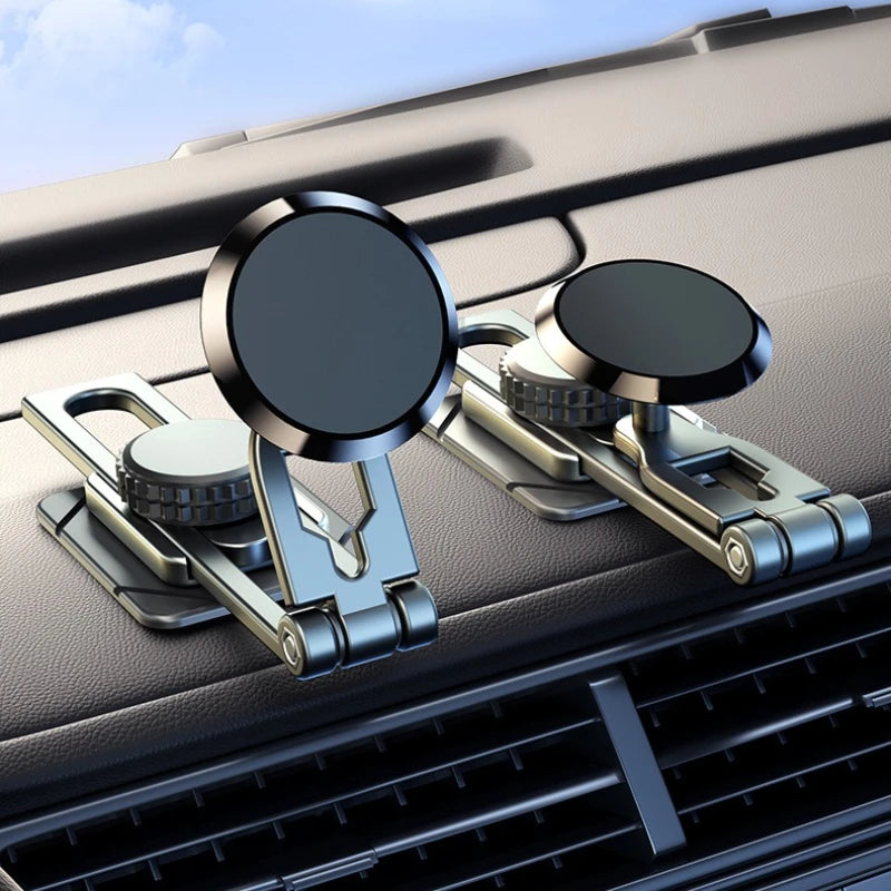 720° Rotation Magnetic Car Phone Holder | Extendable Magnet Cellphone Bracket