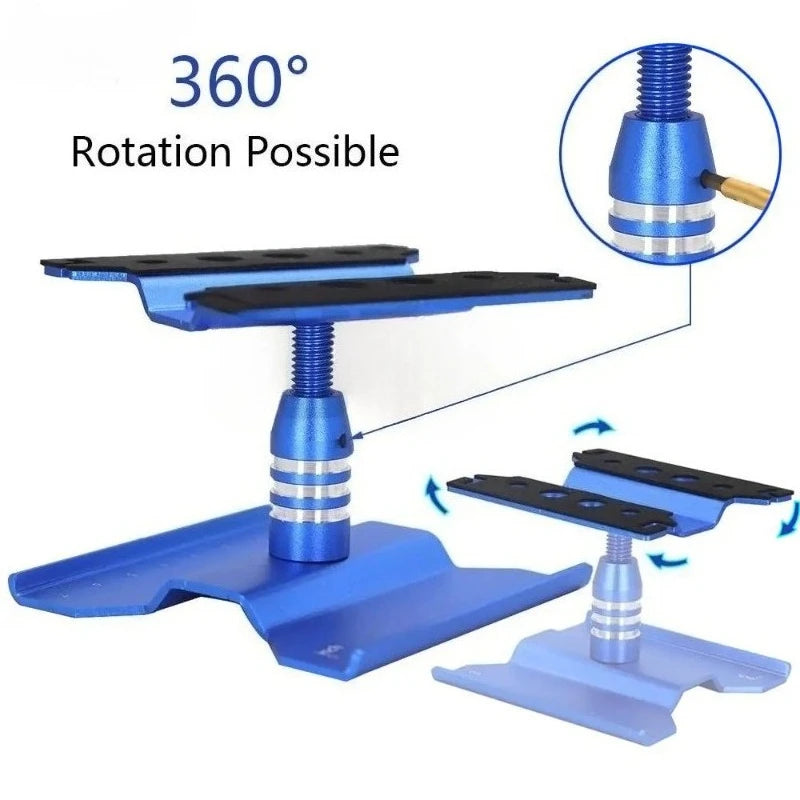 Aluminum Alloy RC Car Repair Stand 360 Rotating for 1/24 Scale RC Crawler detail view