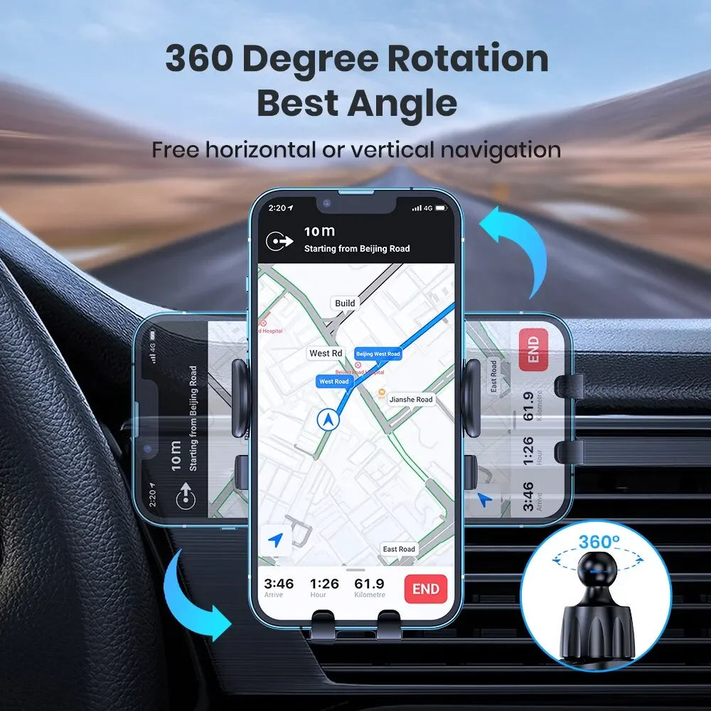 Car Air Vent Phone Holder Gravity Auto Clip Mount