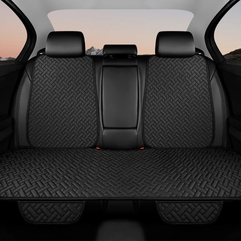 Car Seat Cushion, All Season Universal Linen Car Seat Cushion Cover, Anti Slip, Wear-R close-up view