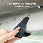 1pcs Car Glasses Clip Coal Ball Car Sunshade Storage Rack Multi functional Creative Magn detail view