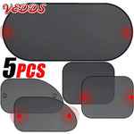 New 4PCS Car Window Sunshade Cover Block for Kids Car Side Window Shade Cling Sunshades Sun Shade Cover Visor Shield Screen Hot
