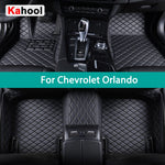 KAHOOL Custom Car Floor Mats For Chevrolet Orlando Auto Carpets Foot Coche Accessorie